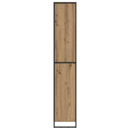 Hoge Kasten 2 pcs Ambachtelijk eiken 60 x 36 x 300 cm