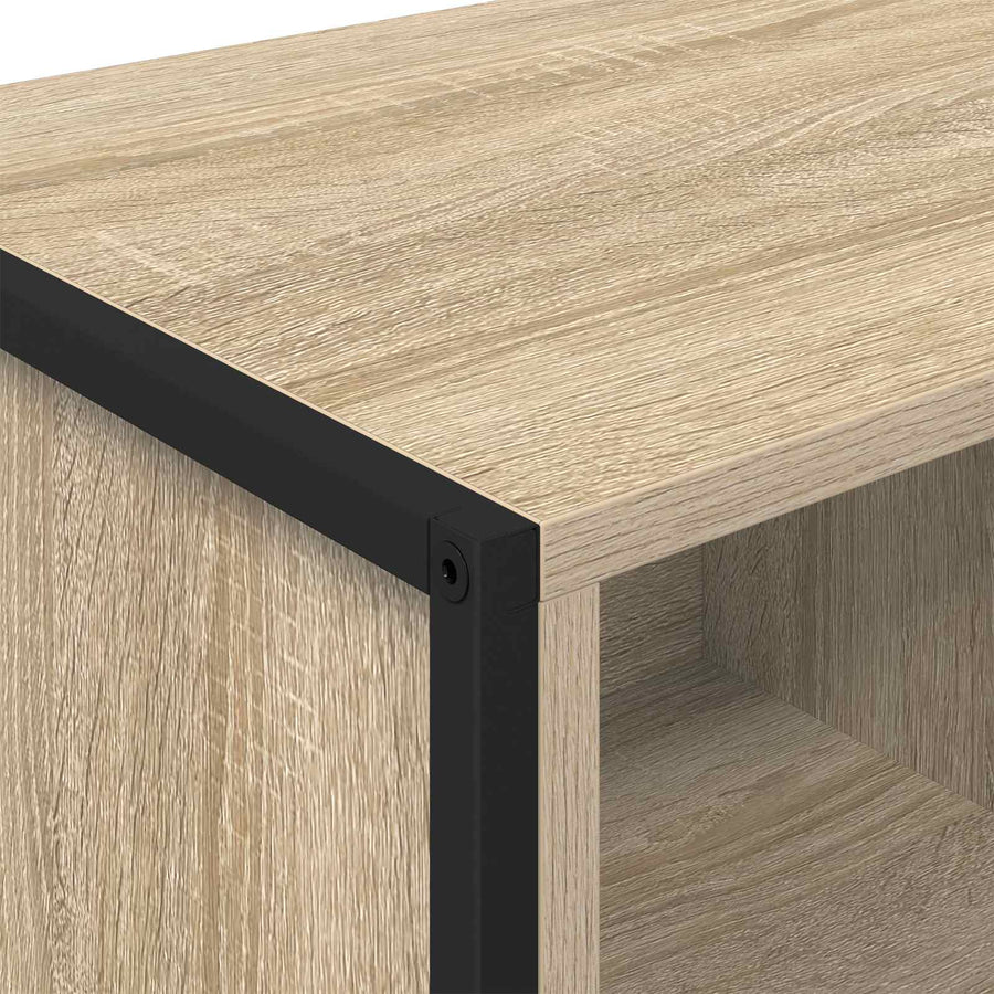 Dressoir met lade 2 pcs Sonoma 81 x 36 x 150.5 cm Bewerkt hout