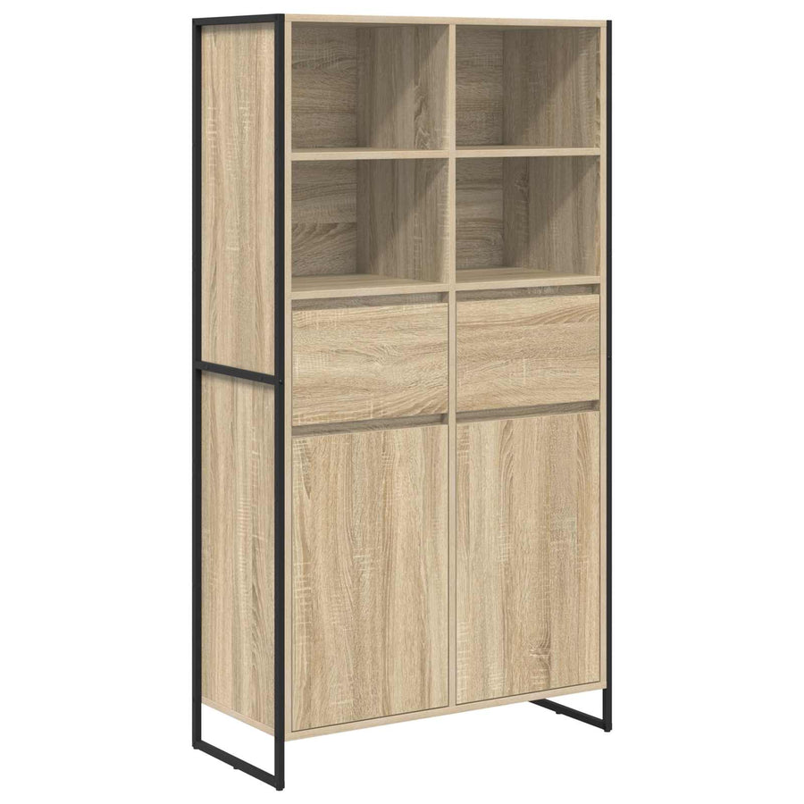 Dressoir met lade 2 pcs Sonoma 81 x 36 x 150.5 cm Bewerkt hout