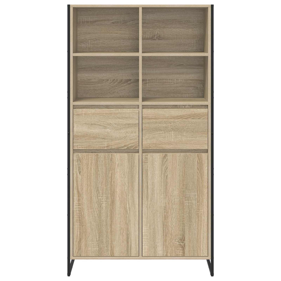 Dressoir met lade 2 pcs Sonoma 81 x 36 x 150.5 cm Bewerkt hout