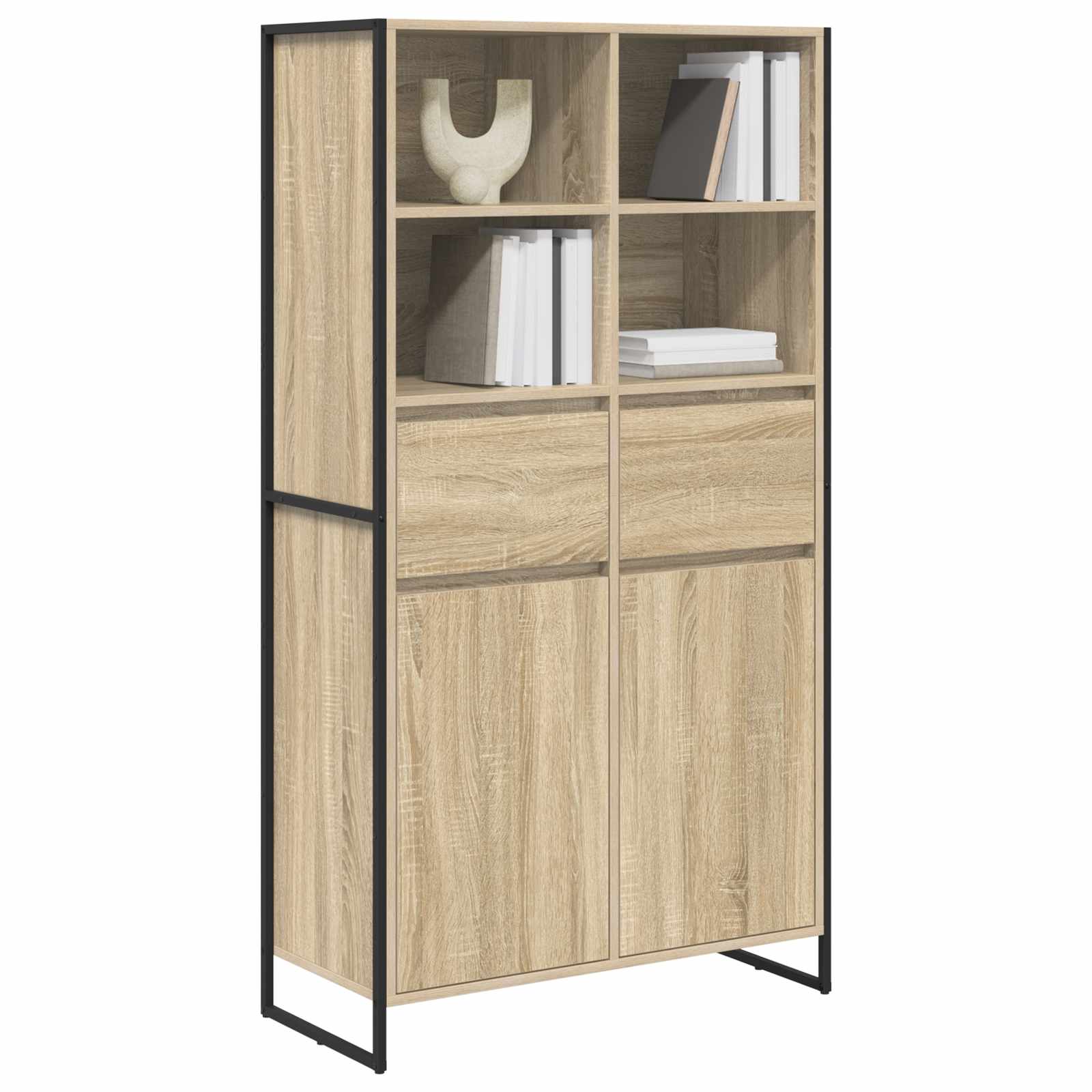 Dressoir met lade 2 pcs Sonoma 81 x 36 x 150.5 cm Bewerkt hout