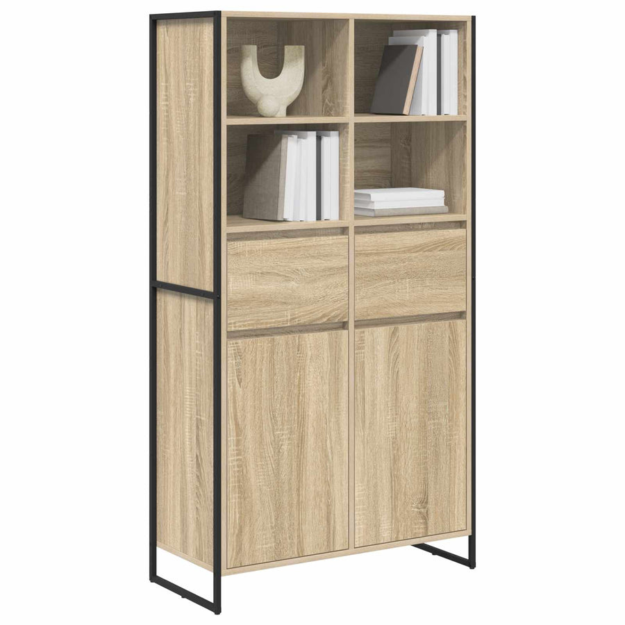 Dressoir met lade 2 pcs Sonoma 81 x 36 x 150.5 cm Bewerkt hout
