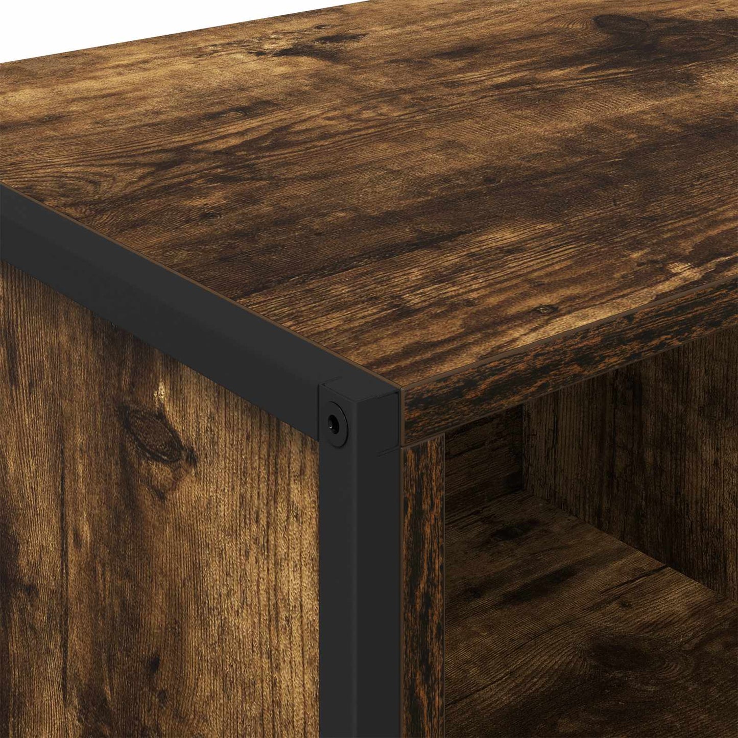 Dressoir 2 pcs Rook Eik 81 x 36 x 150.5 cm Bewerkt hout