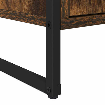 Dressoir 2 pcs Rook Eik 81 x 36 x 150.5 cm Bewerkt hout