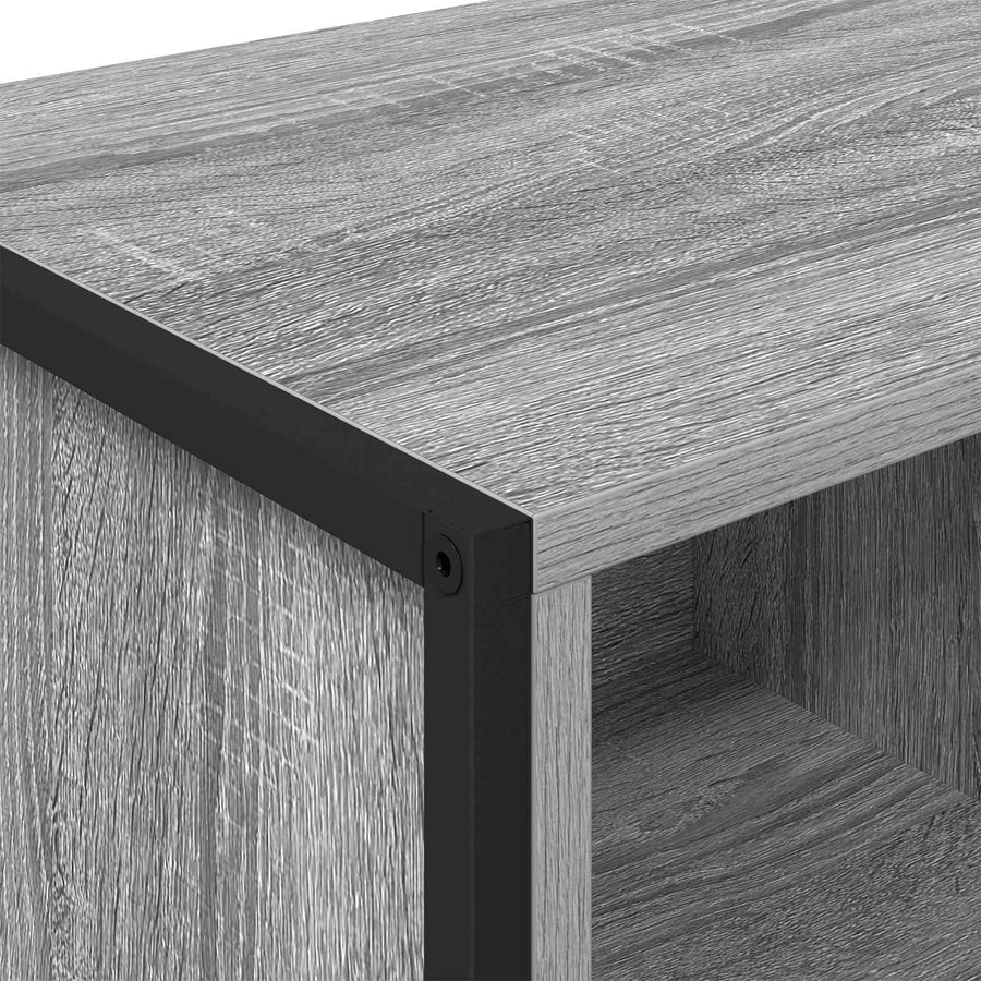 Dressoir 2 pcs Grijs Sonoma 81 x 36 x 150.5 cm Bewerkt hout