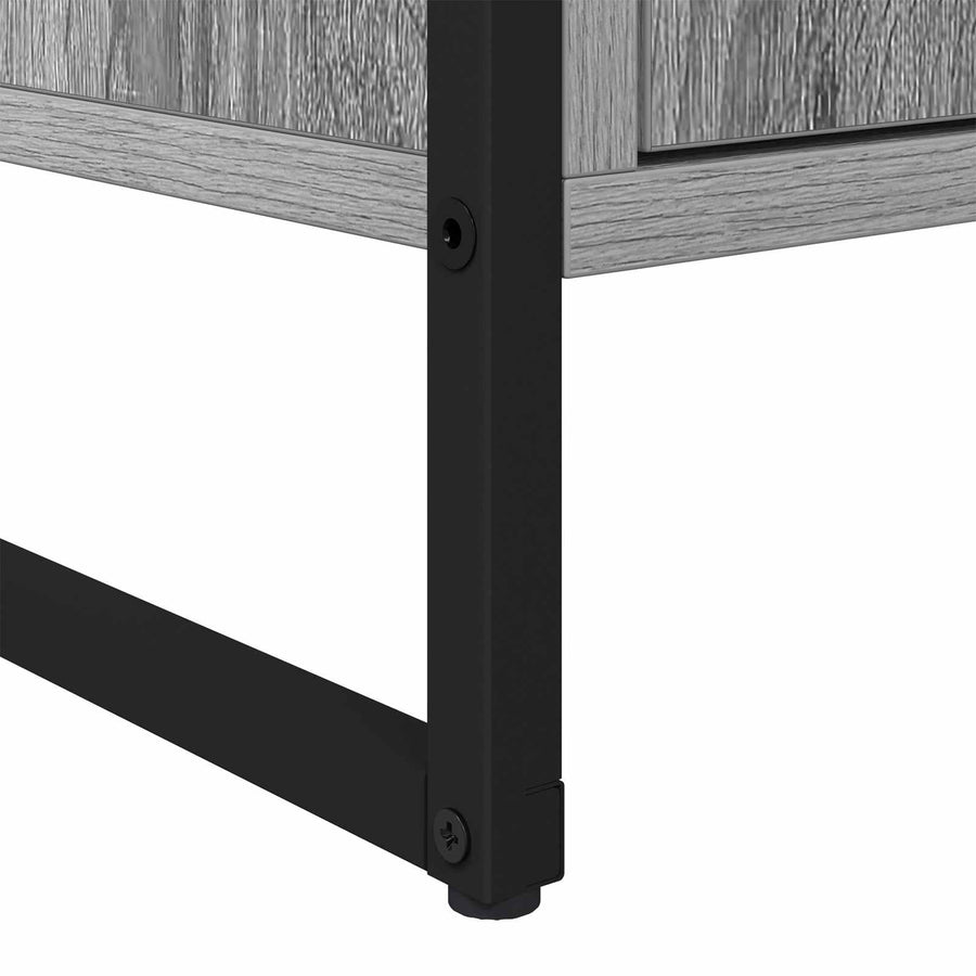 Dressoir 2 pcs Grijs Sonoma 81 x 36 x 150.5 cm Bewerkt hout