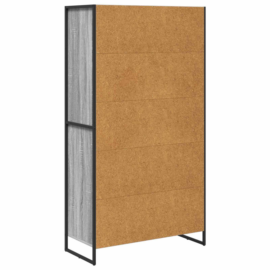 Dressoir 2 pcs Grijs Sonoma 81 x 36 x 150.5 cm Bewerkt hout