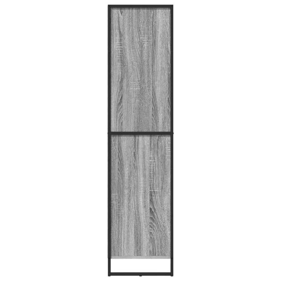 Dressoir 2 pcs Grijs Sonoma 81 x 36 x 150.5 cm Bewerkt hout