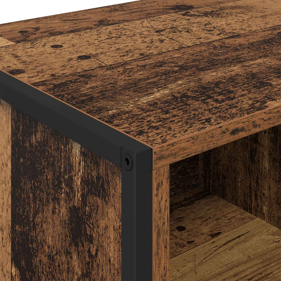 Dressoir 2 pcs Oud Hout 81 x 36 x 150.5 cm Bewerkt hout