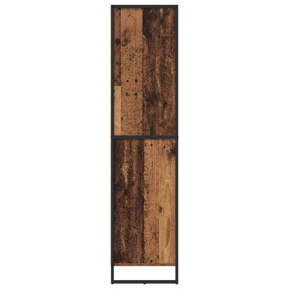 Dressoir 2 pcs Oud Hout 81 x 36 x 150.5 cm Bewerkt hout