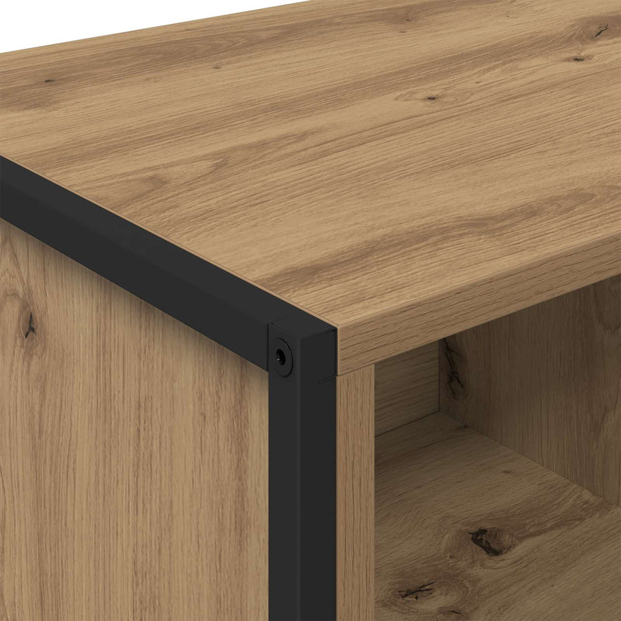 Dressoir met lade 2 pcs Ambachtelijk eiken 81 x 36 x 150.5 cm
