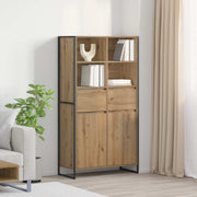 Dressoir 81x36x150.5 cm ambachtelijk eiken