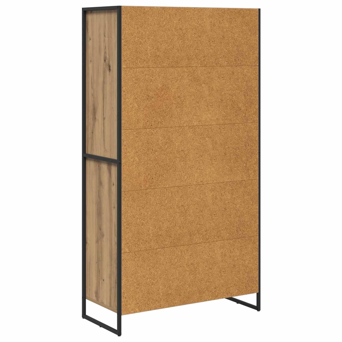 Dressoir met lade 2 pcs Ambachtelijk eiken 81 x 36 x 150.5 cm