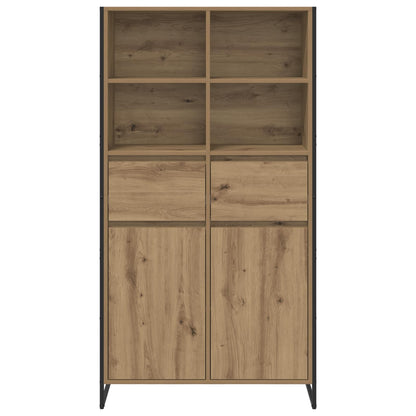 Dressoir met lade 2 pcs Ambachtelijk eiken 81 x 36 x 150.5 cm