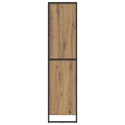 Dressoir met lade 2 pcs Ambachtelijk eiken 81 x 36 x 150.5 cm