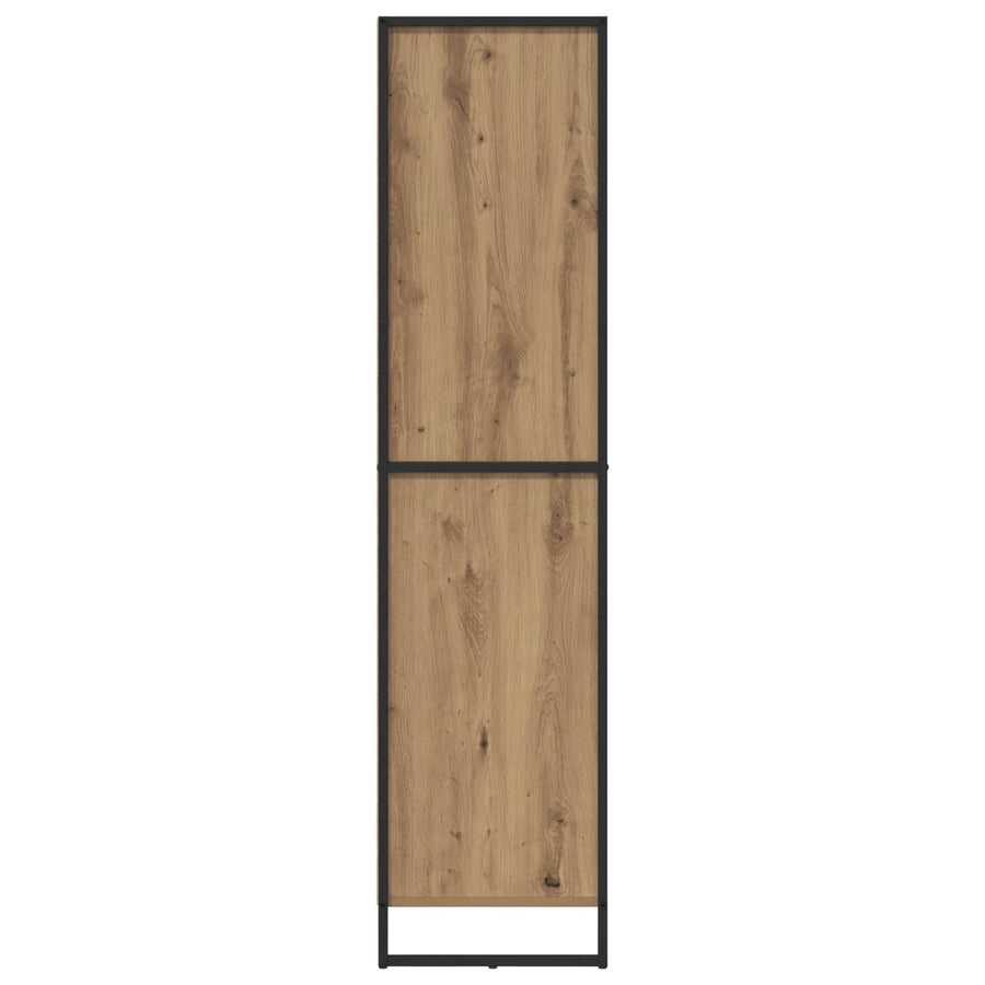 Dressoir met lade 2 pcs Ambachtelijk eiken 81 x 36 x 150.5 cm