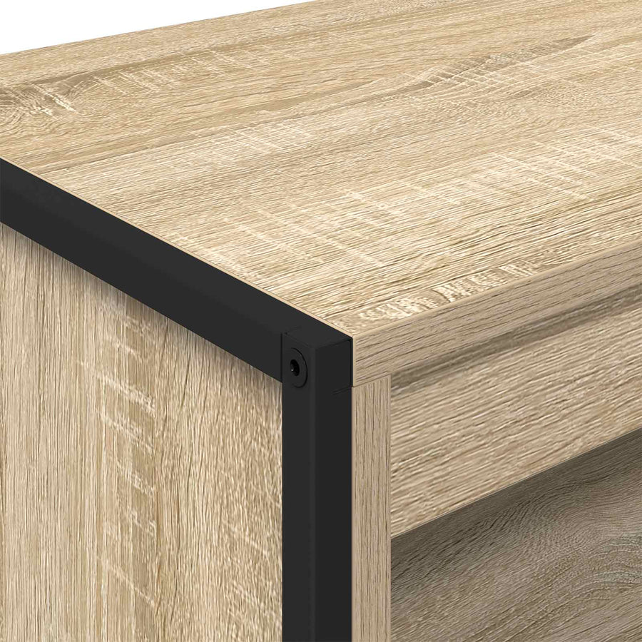 Hoge Kasten 2 pcs Sonoma 60 x 36 x 300 cm Bewerkt hout