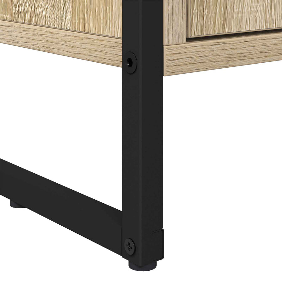 Hoge Kasten 2 pcs Sonoma 60 x 36 x 300 cm Bewerkt hout