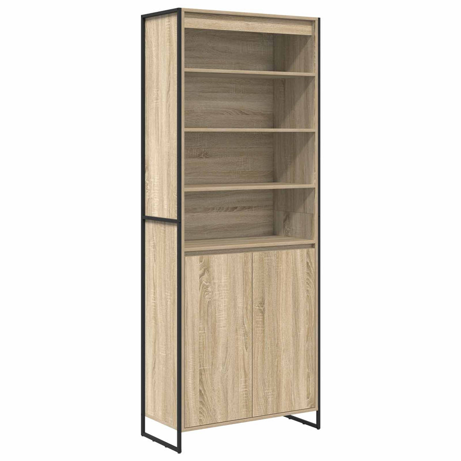 Hoge Kasten 2 pcs Sonoma 60 x 36 x 300 cm Bewerkt hout