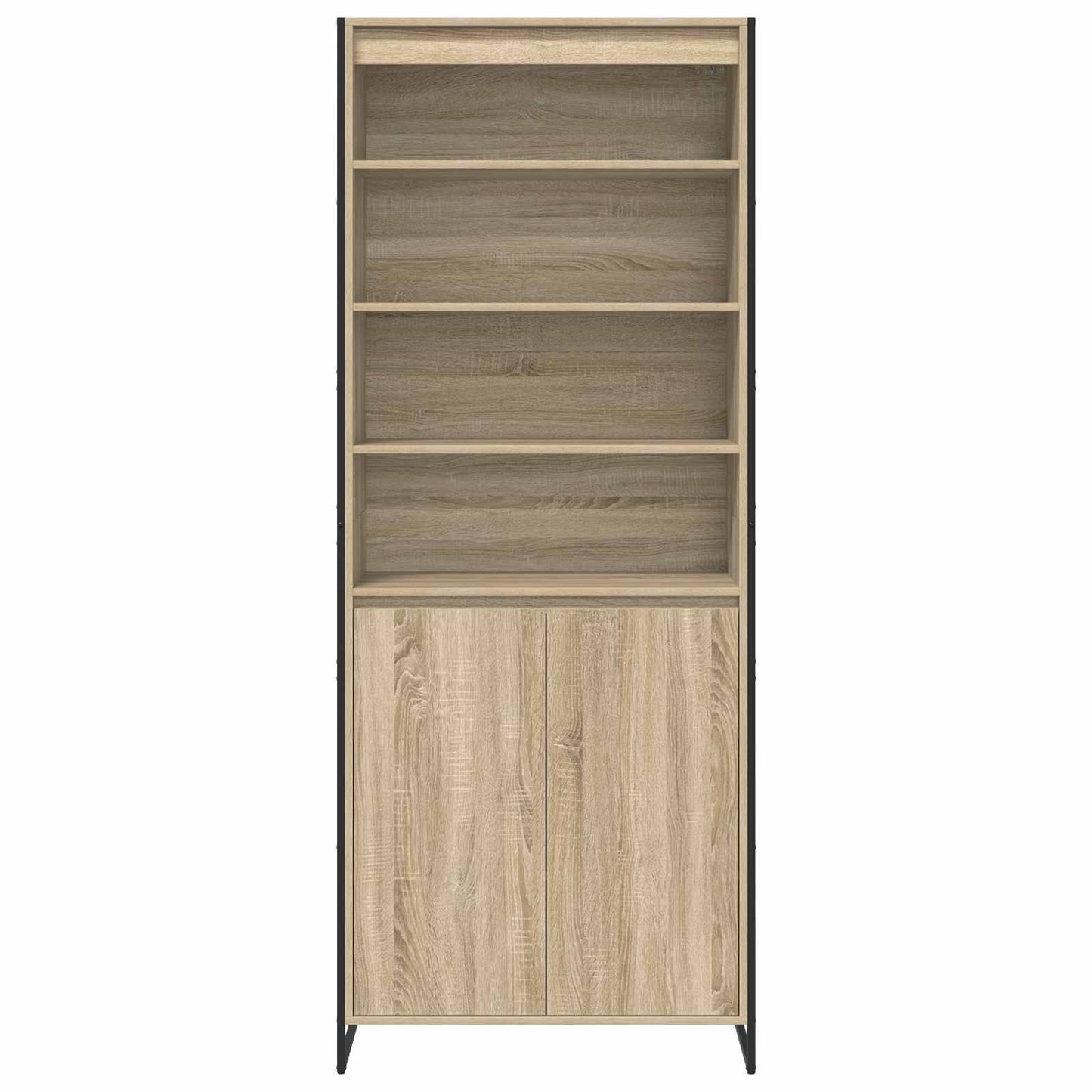 Hoge Kasten 2 pcs Sonoma 60 x 36 x 300 cm Bewerkt hout