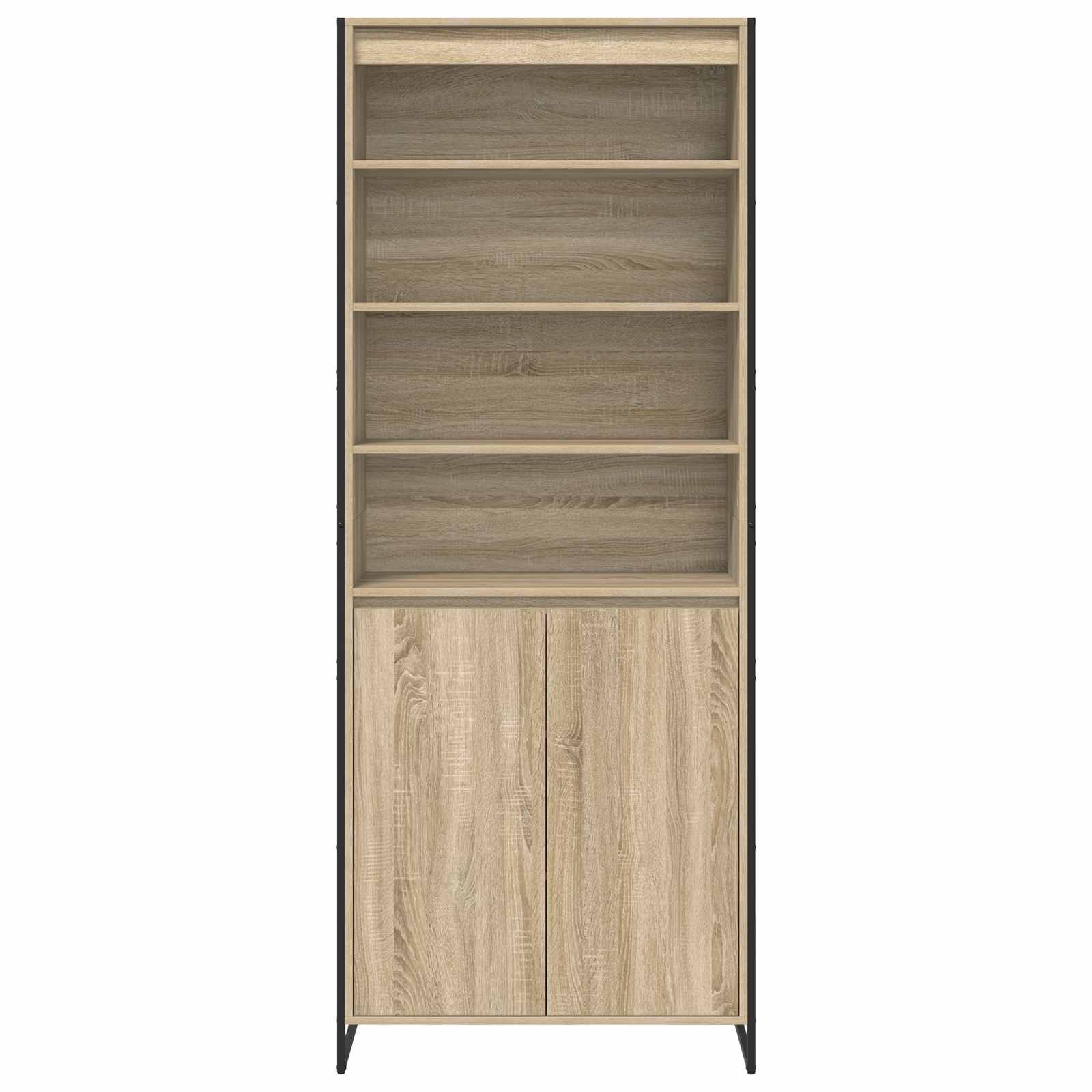 Hoge Kasten 2 pcs Sonoma 60 x 36 x 300 cm Bewerkt hout