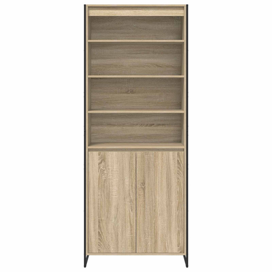Hoge Kasten 2 pcs Sonoma 60 x 36 x 300 cm Bewerkt hout