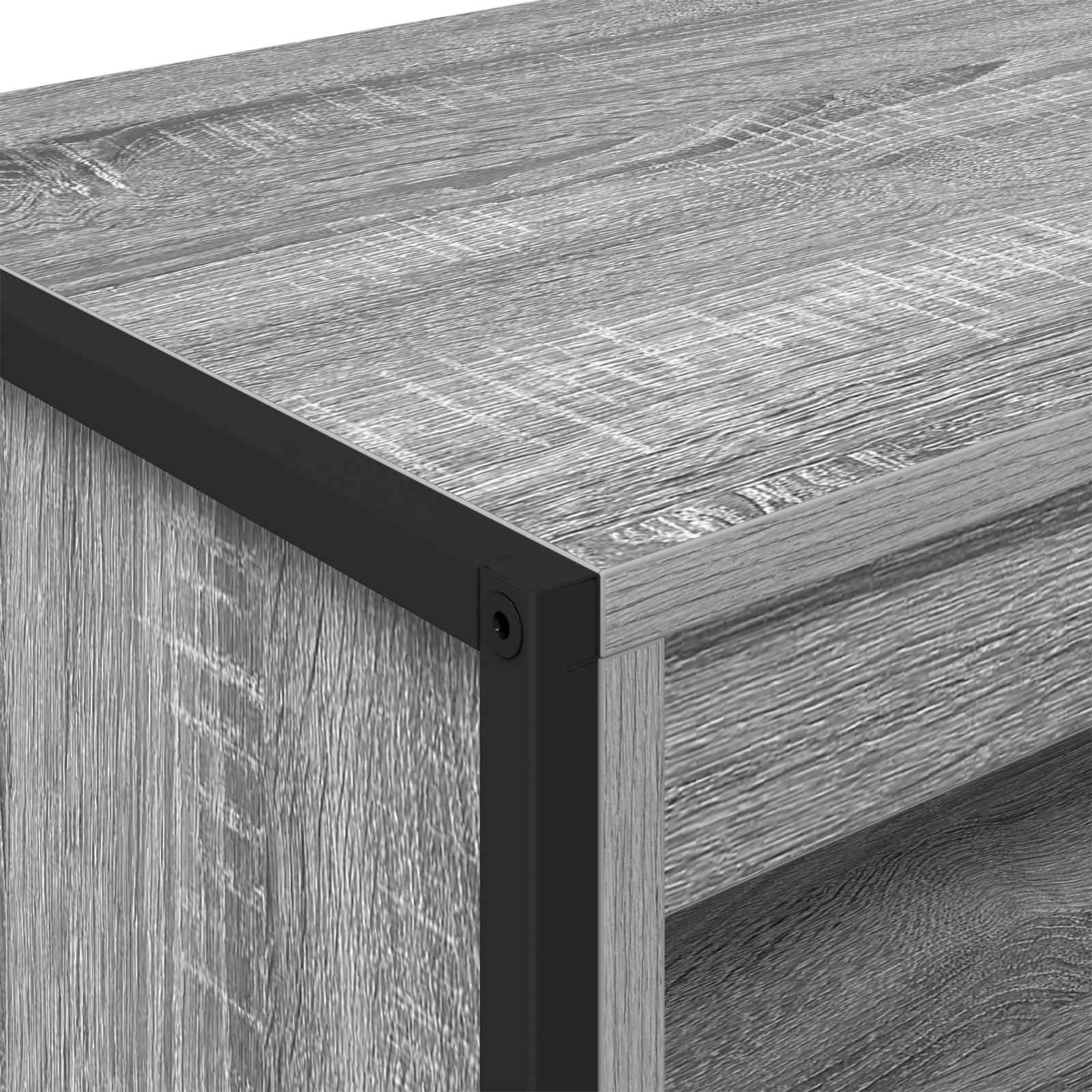 Hoge Kasten 2 pcs Grijs Sonoma 60 x 36 x 300 cm Bewerkt hout