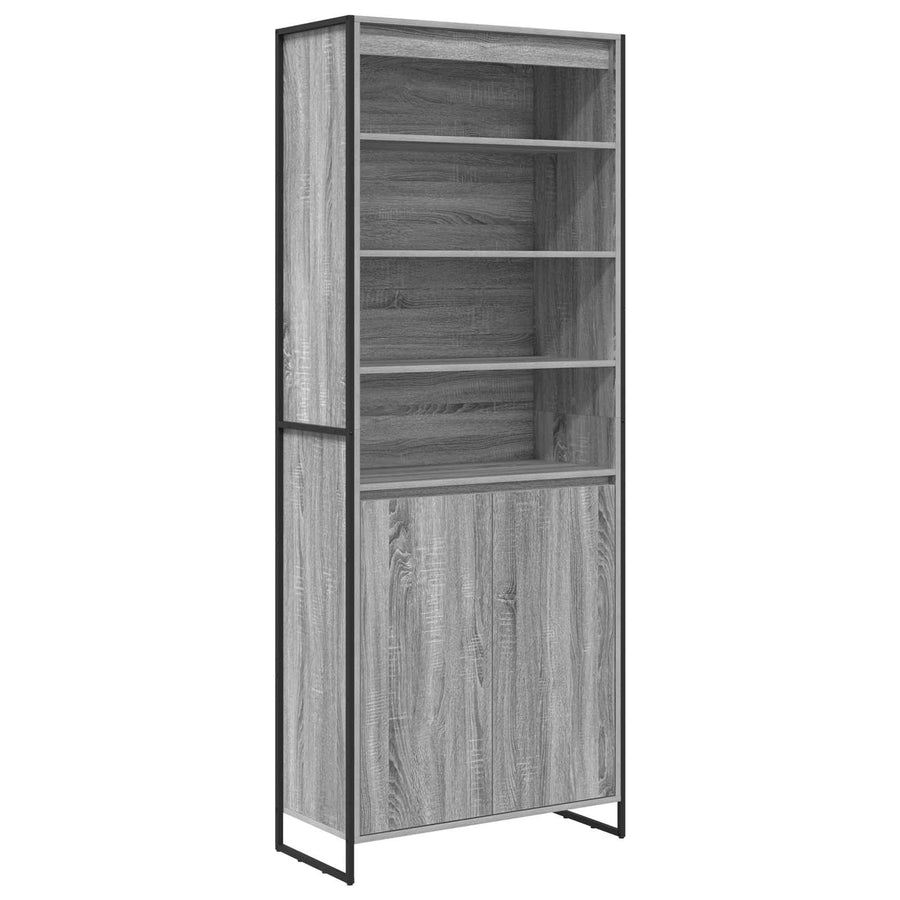 Hoge Kasten 2 pcs Grijs Sonoma 60 x 36 x 300 cm Bewerkt hout