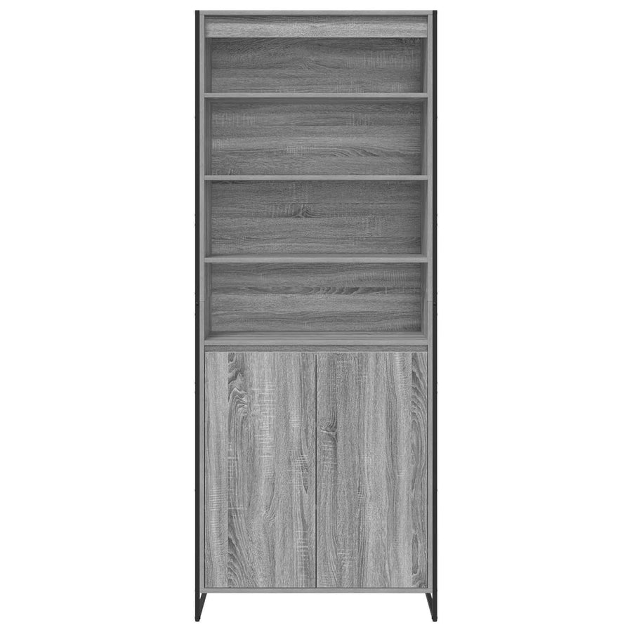 Hoge Kasten 2 pcs Grijs Sonoma 60 x 36 x 300 cm Bewerkt hout