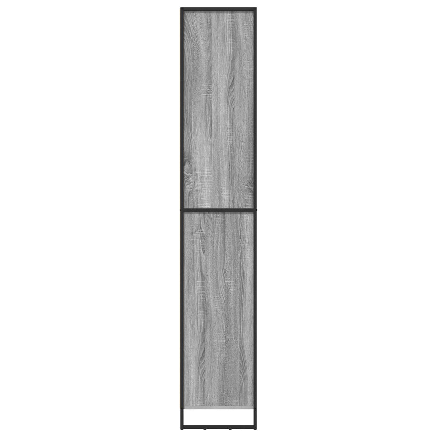 Hoge Kasten 2 pcs Grijs Sonoma 60 x 36 x 300 cm Bewerkt hout