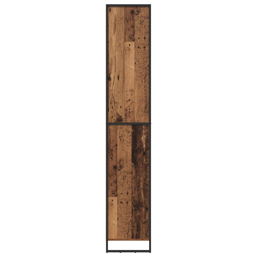 Hoge Kasten 2 pcs Oud Hout 60 x 36 x 300 cm Bewerkt hout