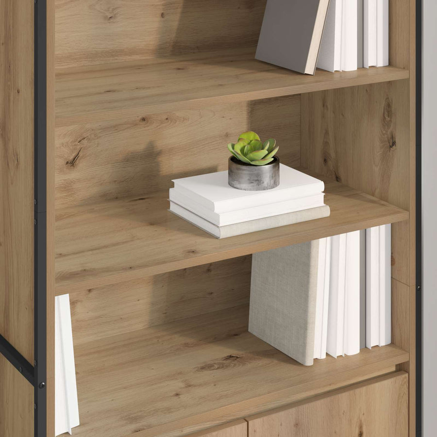 Hoge Kasten 2 pcs Ambachtelijk eiken 60 x 36 x 300 cm