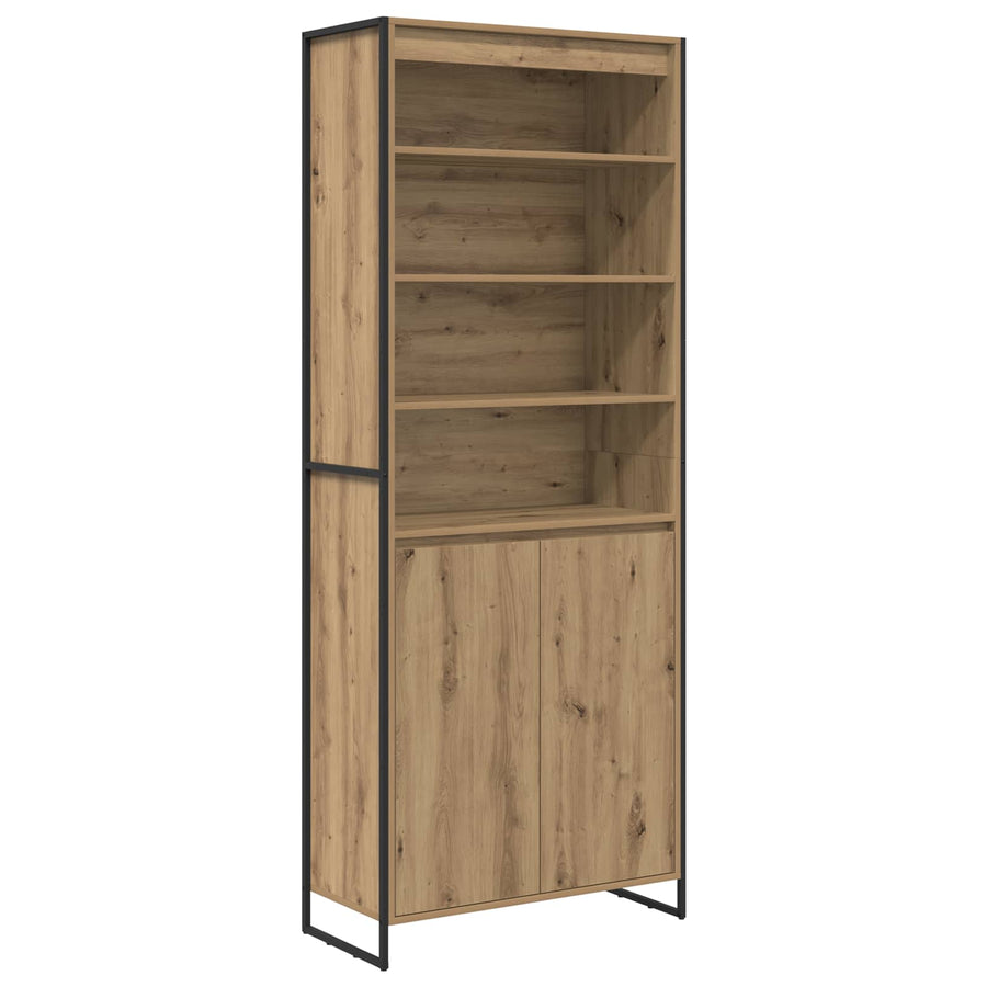 Hoge Kasten 2 pcs Ambachtelijk eiken 60 x 36 x 300 cm