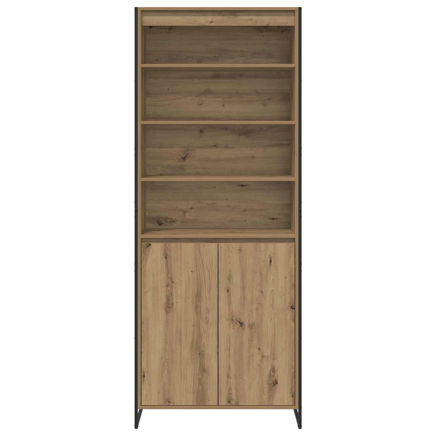 Hoge Kasten 2 pcs Ambachtelijk eiken 60 x 36 x 300 cm