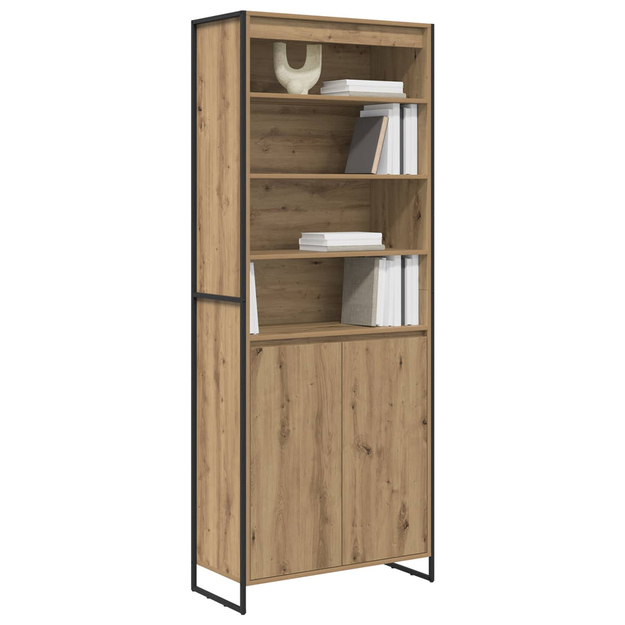 Hoge Kasten 2 pcs Ambachtelijk eiken 60 x 36 x 300 cm