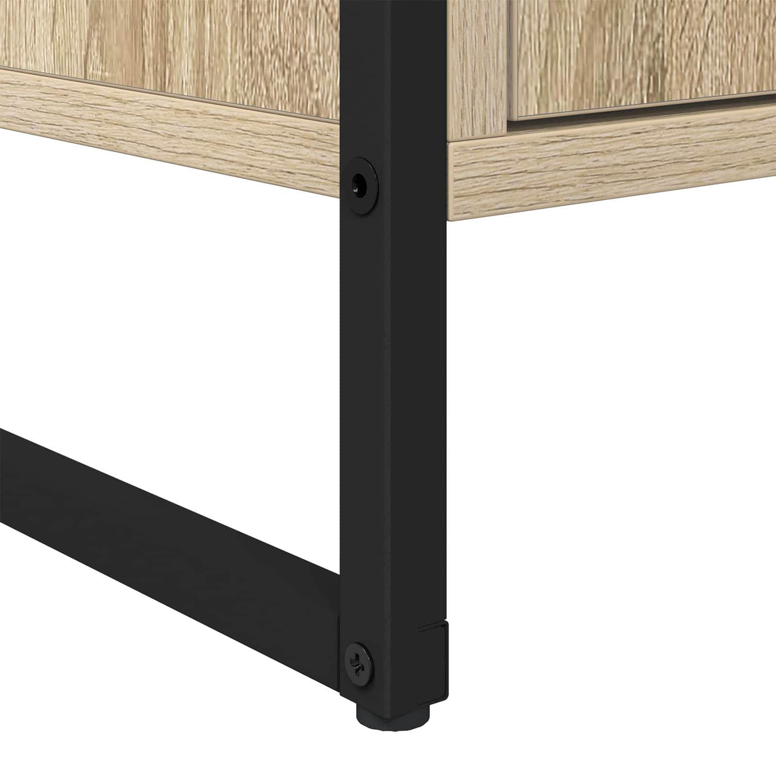 Badkamermeubelset met lade met plank Sonoma Eiken Bewerkt hout