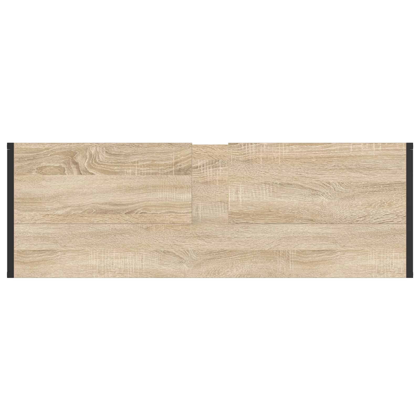Badkamermeubelset met lade met plank Sonoma Eiken Bewerkt hout