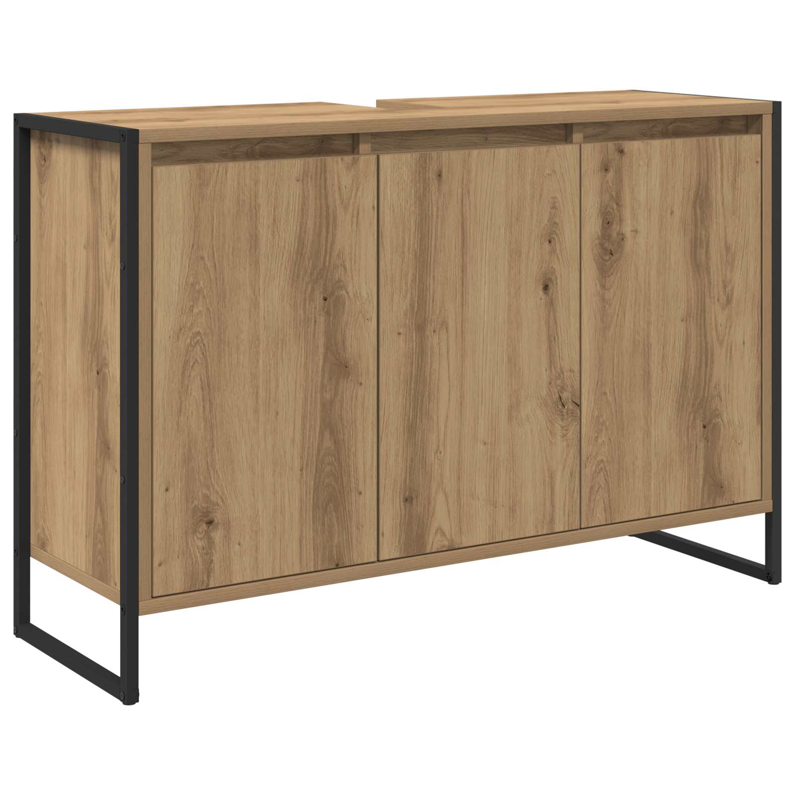 Badkamermeubelset met lade met plank Artisan Eiken Bewerkt hout