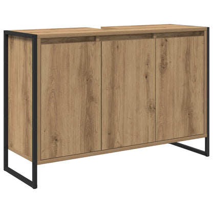 Badkamermeubelset met lade met plank Artisan Eiken Bewerkt hout