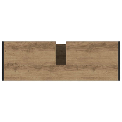 Badkamermeubelset met lade met plank Artisan Eiken Bewerkt hout