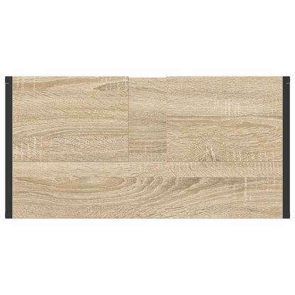 Badkamermeubelset met lade met plank Sonoma Eiken Bewerkt hout