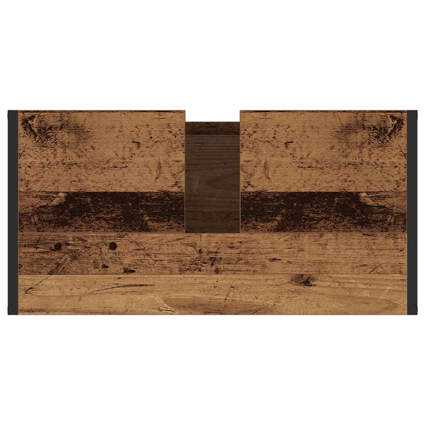 Badkamermeubelset met lade met plank Oudhout Bewerkt hout