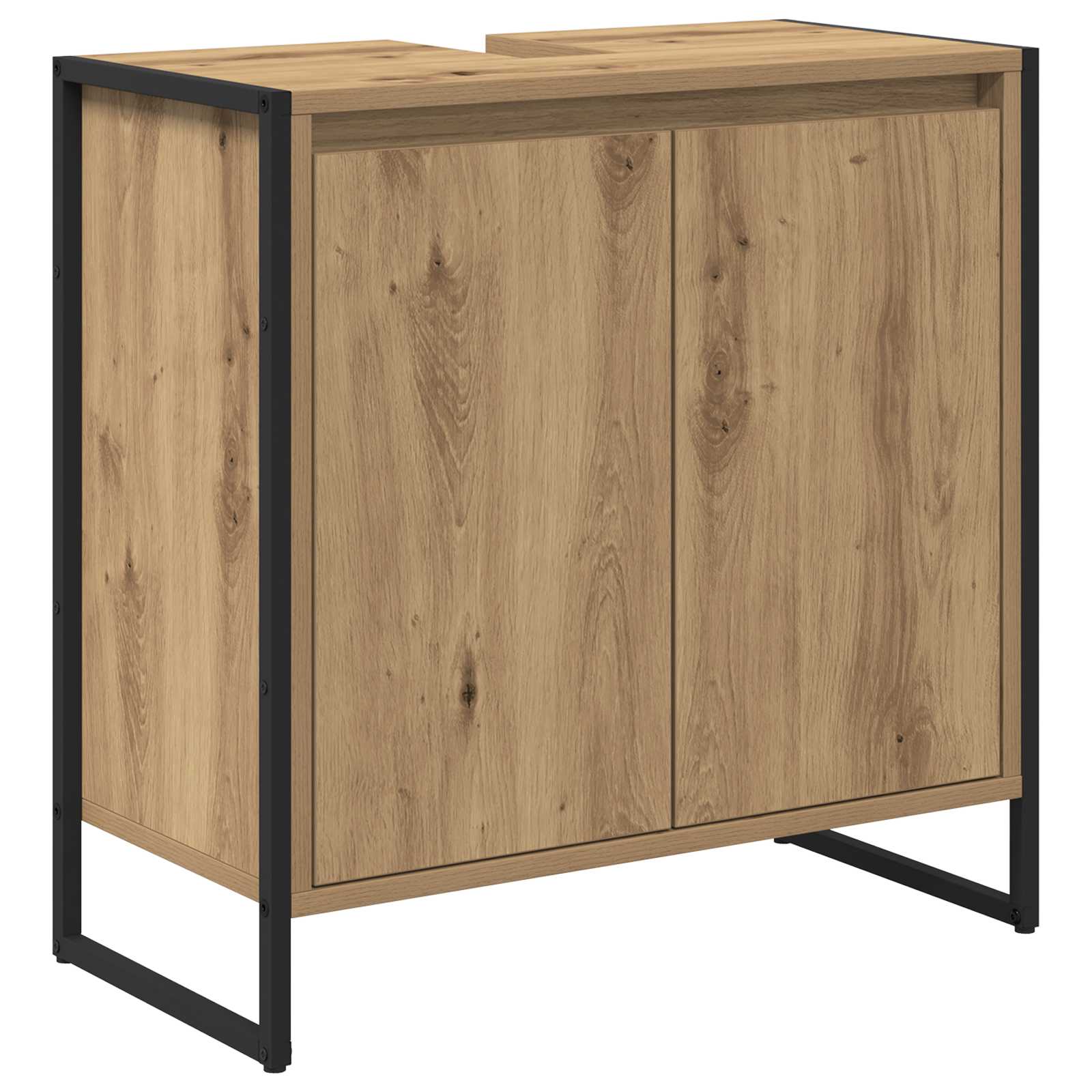Badkamermeubelset met lade met plank Artisan Eiken Bewerkt hout