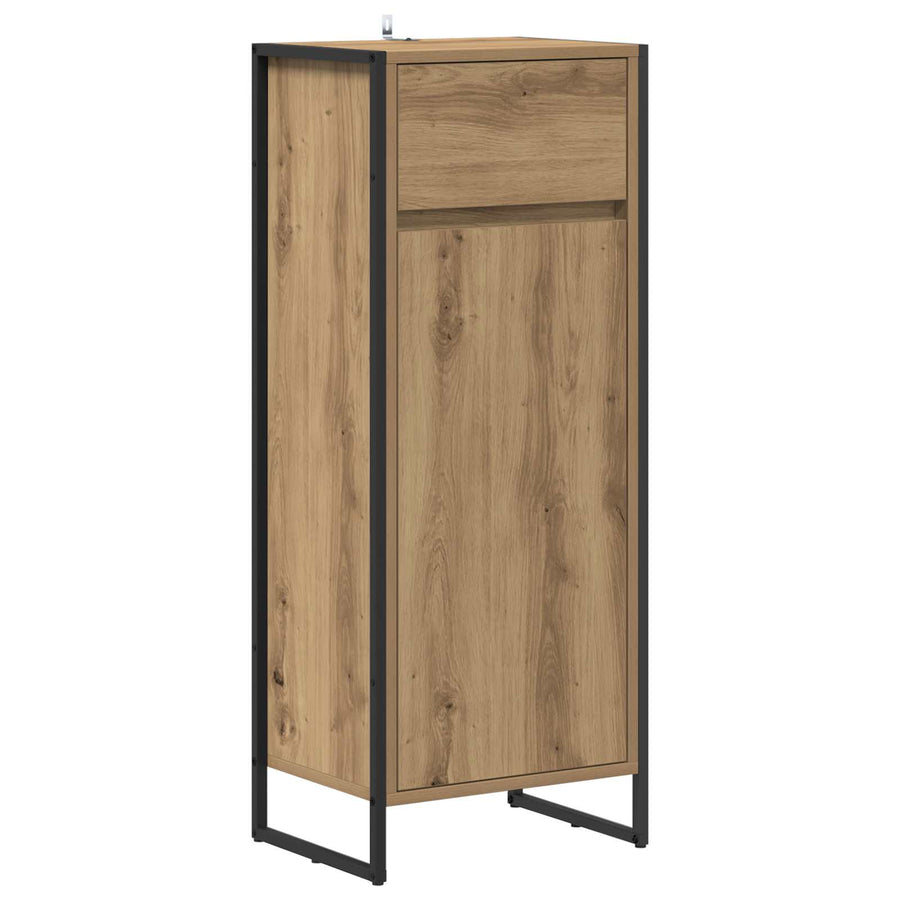 Badkamermeubelset met lade met plank Artisan Eiken Bewerkt hout