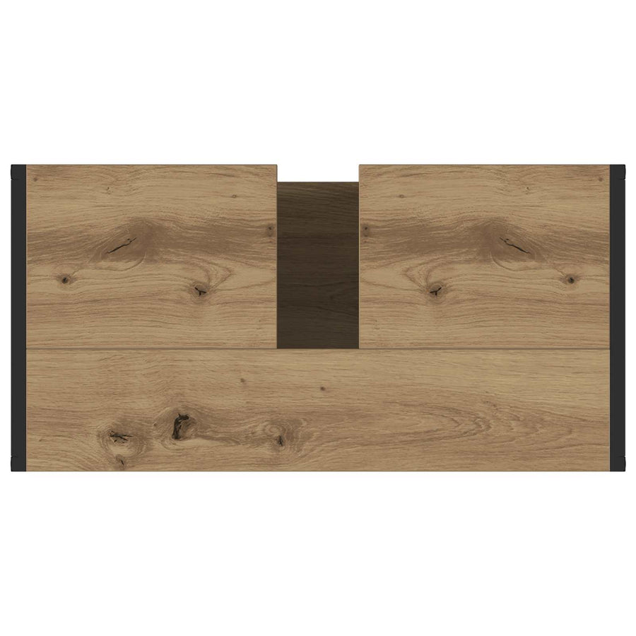 Badkamermeubelset met lade met plank Artisan Eiken Bewerkt hout