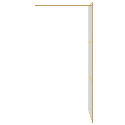 Inloop Douche Wand Goud 80 x 195 cm gehard glas
