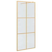 Inloop Douche Wand Goud 90 x 195 cm gehard glas
