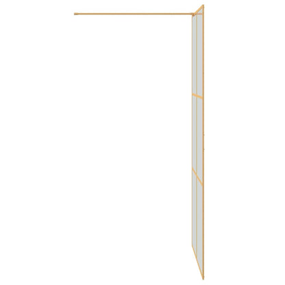 Inloop Douche Wand Goud 100 x 195 cm gehard glas