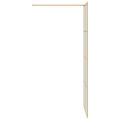 Inloop Douche Wand Goud 80 x 195 cm gehard glas