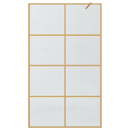 Inloop Douche Wand Goud 115 x 195 cm gehard glas